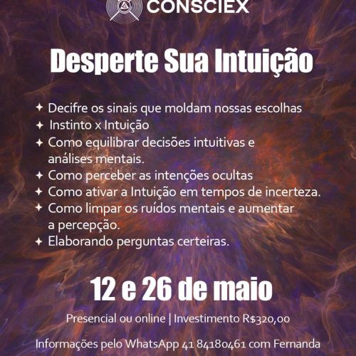 Desperte sua Intuição - GRAVADO AO VIVO